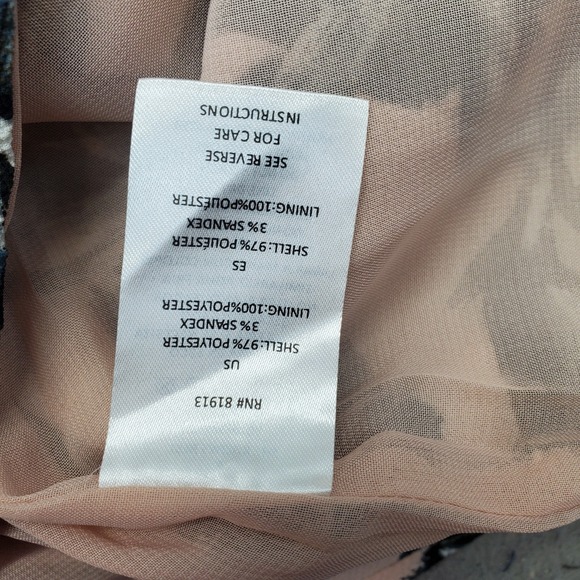 C&E Sheath Dress Womens Large Multi Rose Floral Wedding Guest Party Round Neck - Picture 10 of 10